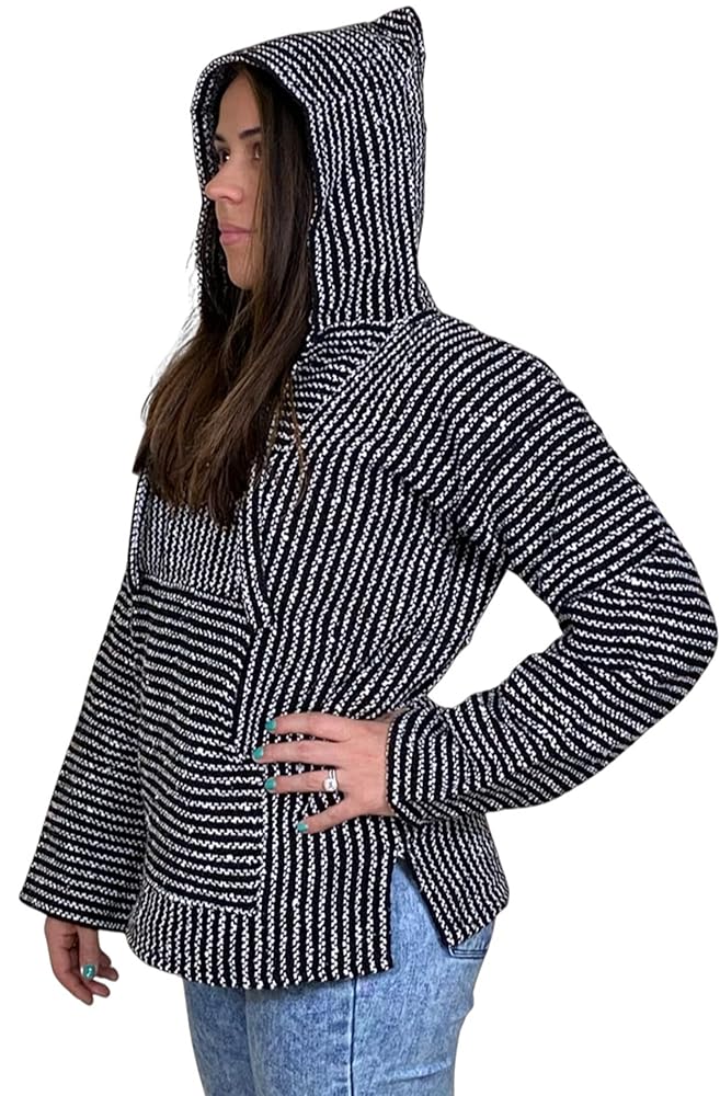 Amazon.com: MÉXICO MÁXICO Baja Hoodie Drug Rug Surfer Poncho